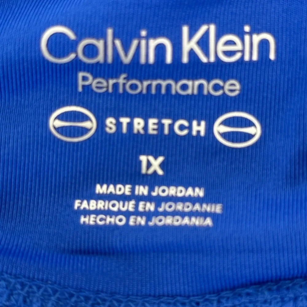 Calvin Klein Performance Stretch Blue‎ Ruffle Skort 1X Pickleball Tennis …